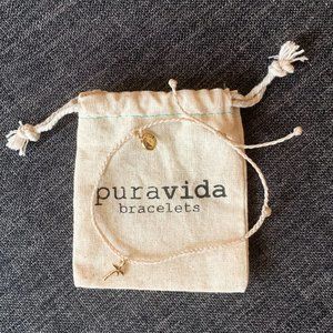 Pura Vida - Palm Tree Bracelet - Gold Charm